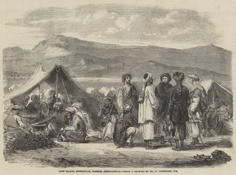 キャンプバザール、メルンザイエ、西アフガニスタン